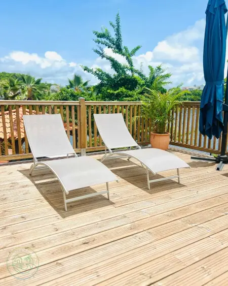 Villa avec piscine privée et vue mer au Robert, Martinique : photo 12