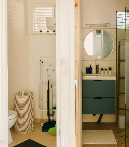 Studio 35 m² avec jardin clôturé et douche extérieure à Sainte-Anne : photo 14