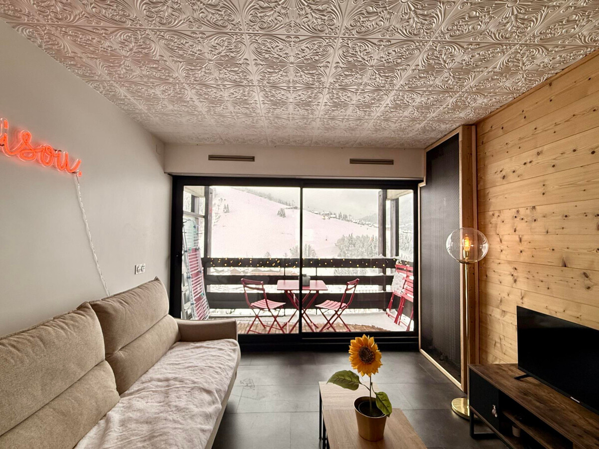Studio rénové 4 pers avec balcon vue montagne à La Clusaz - Photo 8