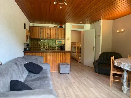 Location appartement à Pra Loup, Studio spacieux 4 pers, idéalement situé près des pistes, balcon expo Sud