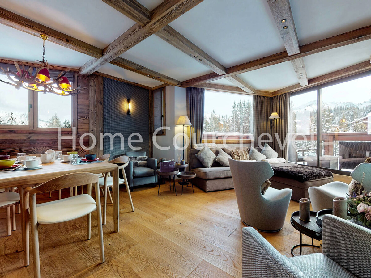 Appartement 4 chambres, accès direct pistes à Courchevel 1850 - Photo 1