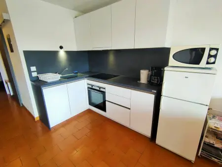 T2 classé 2* avec balcon sud, parking et vue port : photo 4
