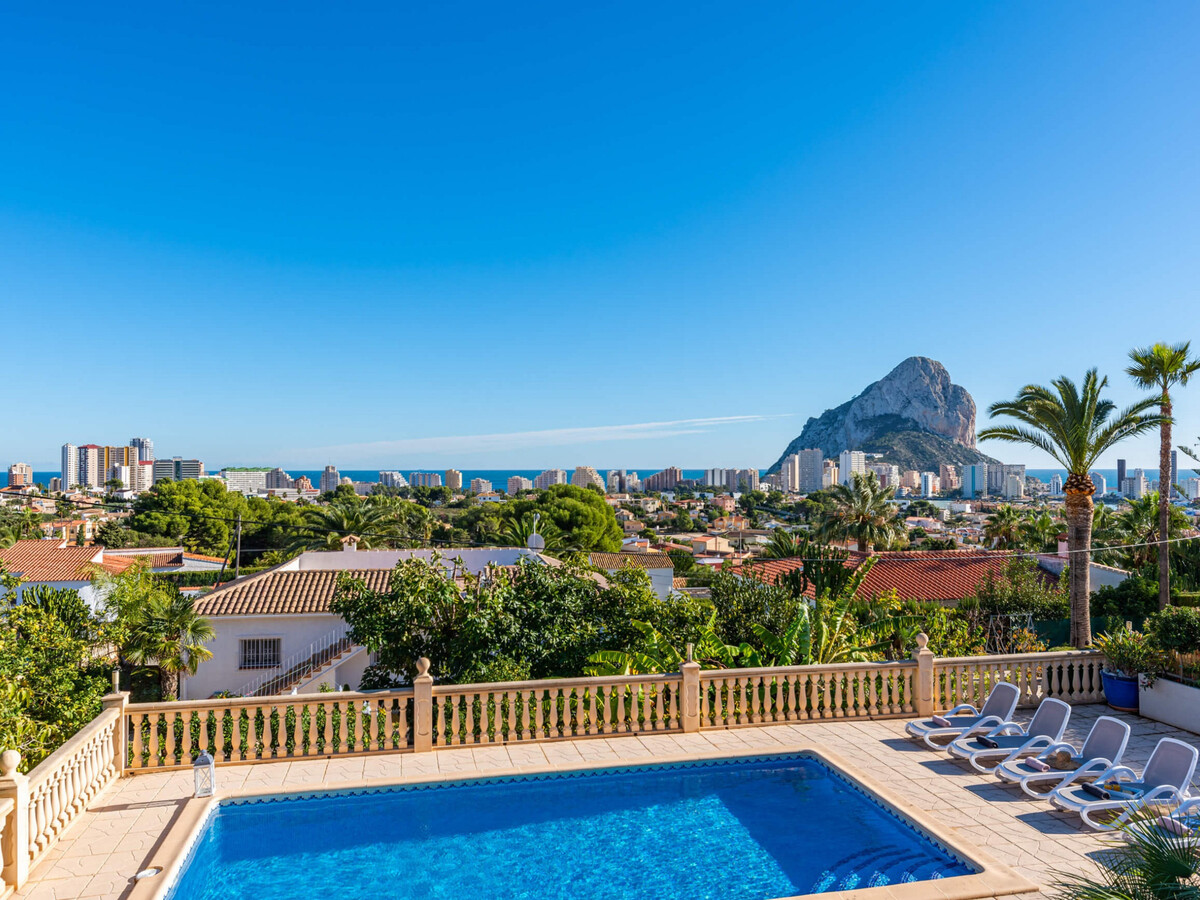 Villa 12 pers., piscine 8x4, vue Peñon d'Ifach à Calpe - Photo 2