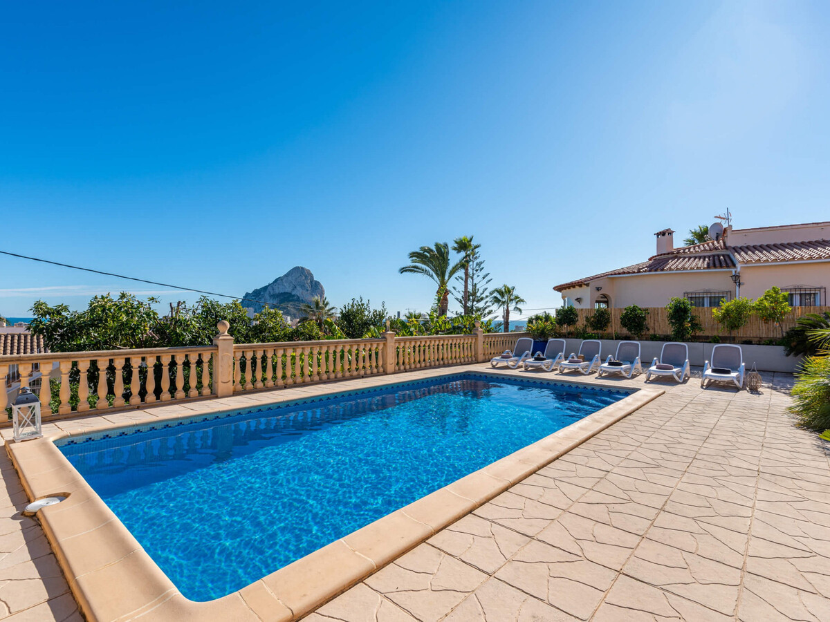 Villa 12 pers., piscine 8x4, vue Peñon d'Ifach à Calpe - Photo 4