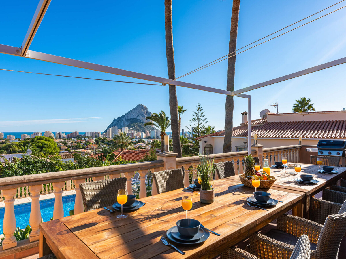 Villa 12 pers., piscine 8x4, vue Peñon d'Ifach à Calpe - Photo 13