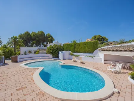 Location villa à Benissa, Villa Rustique à Benissa pour 11 Pers. avec Grande Piscine Privée