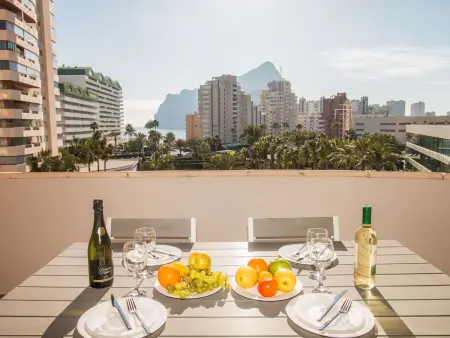 Location appartement à Calp, Calpe : Appartement 2 chambres, piscine 3 bassins, wifi et parking