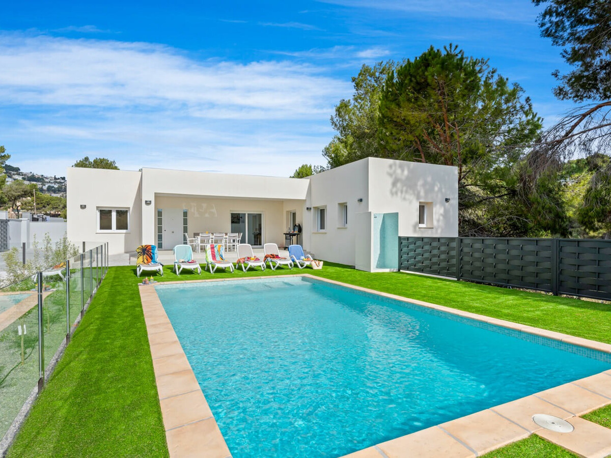 Villa plain-pied 6 pers. Moraira, piscine 8x4m à 1,2 km plage - Photo 7