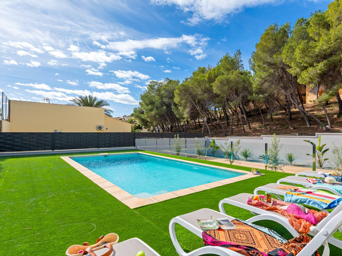 Villa plain-pied 6 pers. Moraira, piscine 8x4m à 1,2 km plage - Photo 11