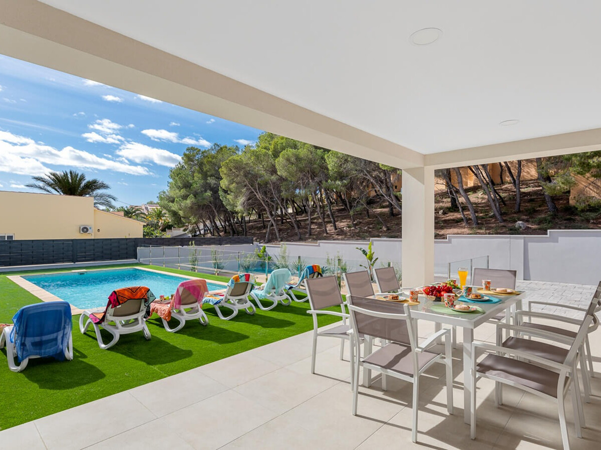 Villa plain-pied 6 pers. Moraira, piscine 8x4m à 1,2 km plage - Photo 13