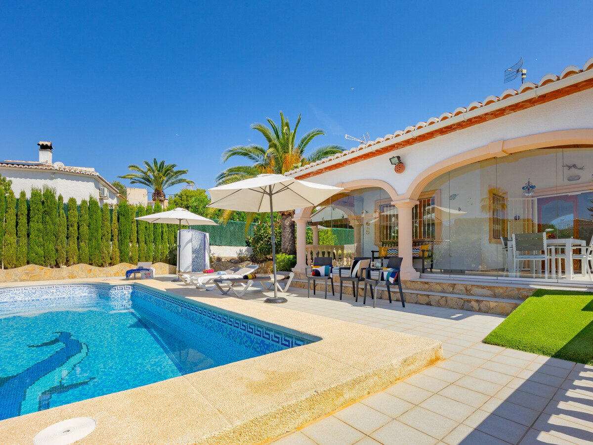 Villa 6 pers., piscine 8x4 et vue Peñón à Calpe - Photo 3