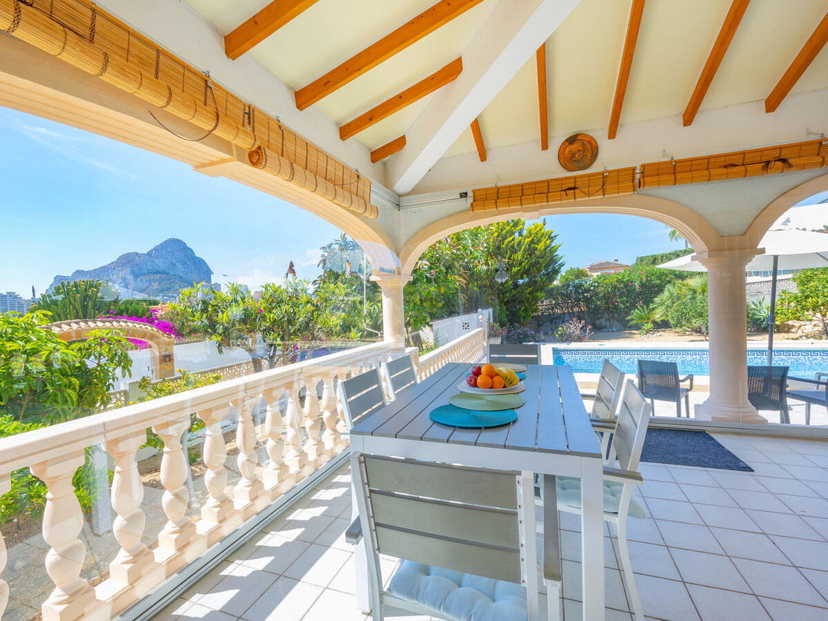 Villa 6 pers., piscine 8x4 et vue Peñón à Calpe - Photo 5