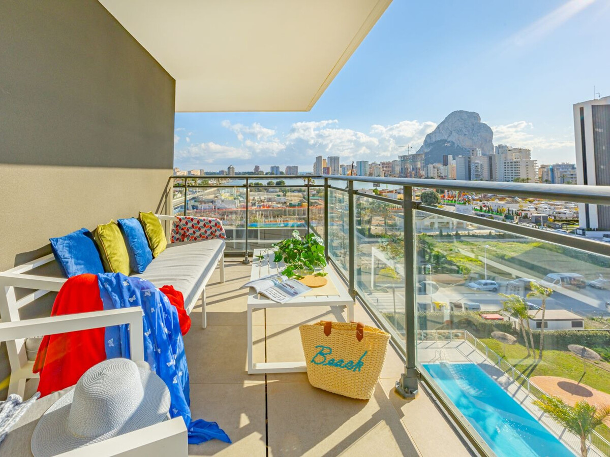 Appartement 2 chambres vue mer à Calpe, piscine et terrasse - Photo 5