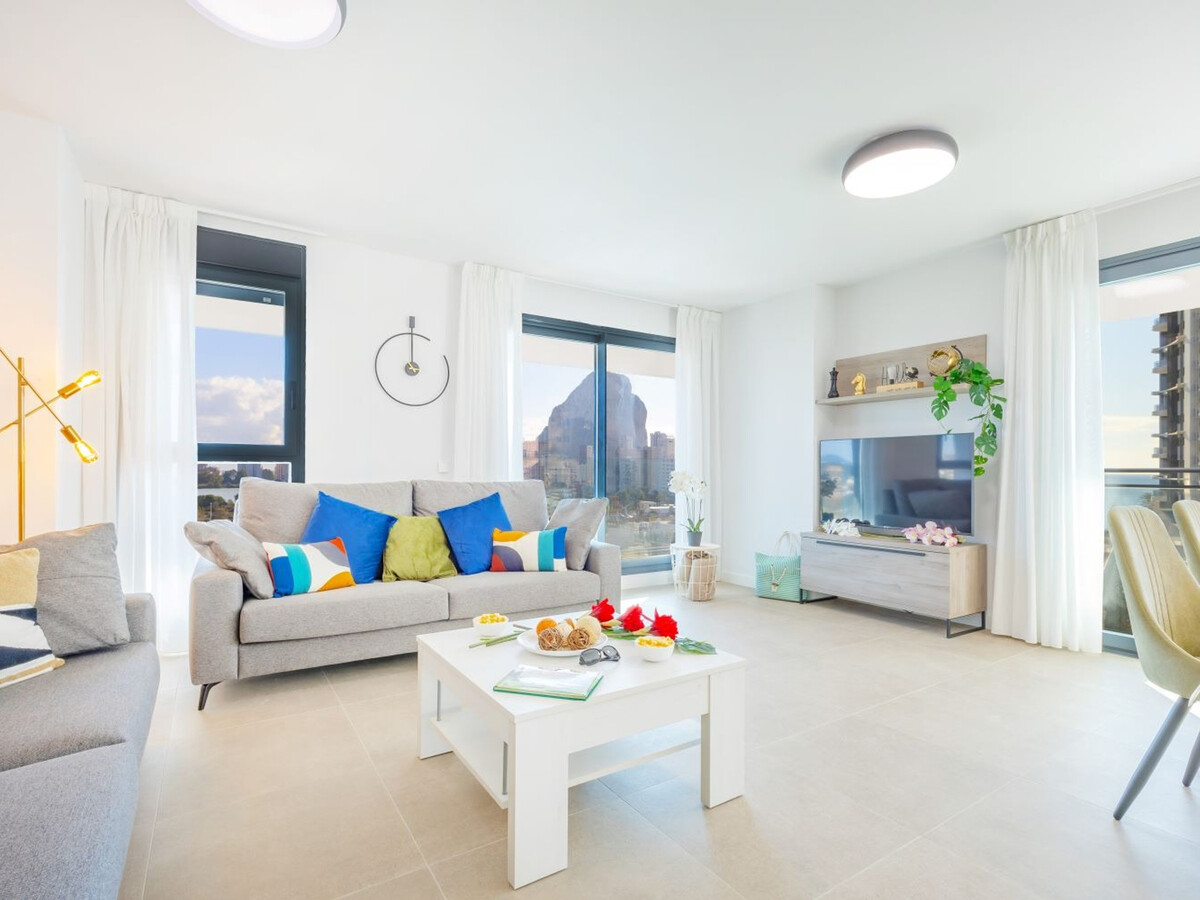 Appartement 2 chambres vue mer à Calpe, piscine et terrasse - Photo 19
