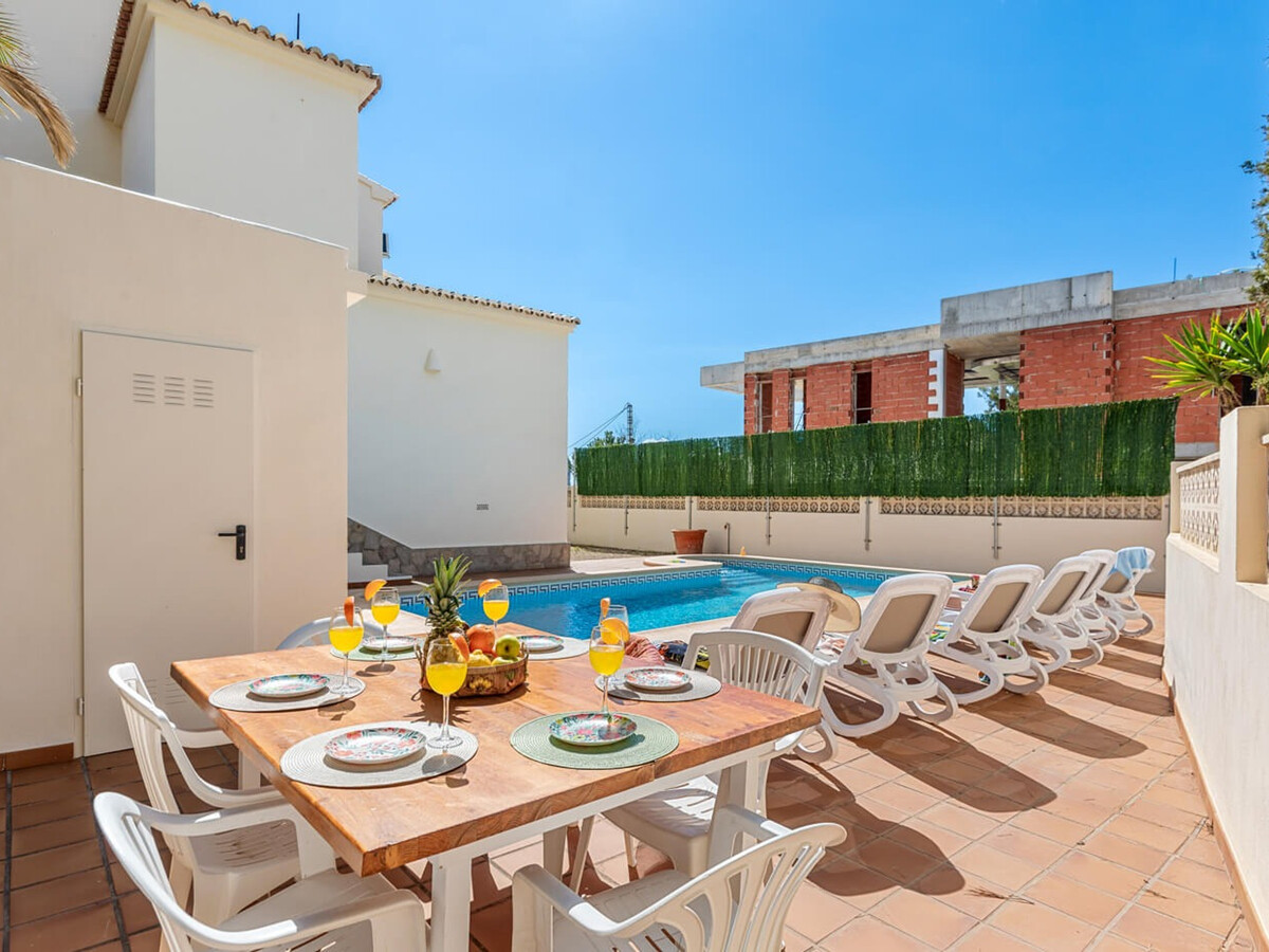 Villa 6 pers. Calpe : piscine 8x4m, vue mer et terrasse - Photo 11