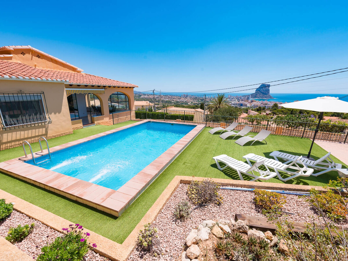 Villa Andres à Calpe : piscine 8x4m et vue mer - Photo 1