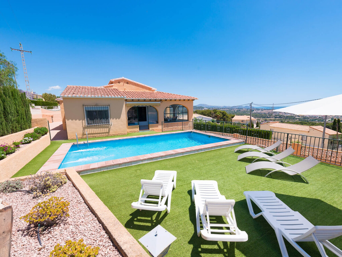Villa Andres à Calpe : piscine 8x4m et vue mer - Photo 2