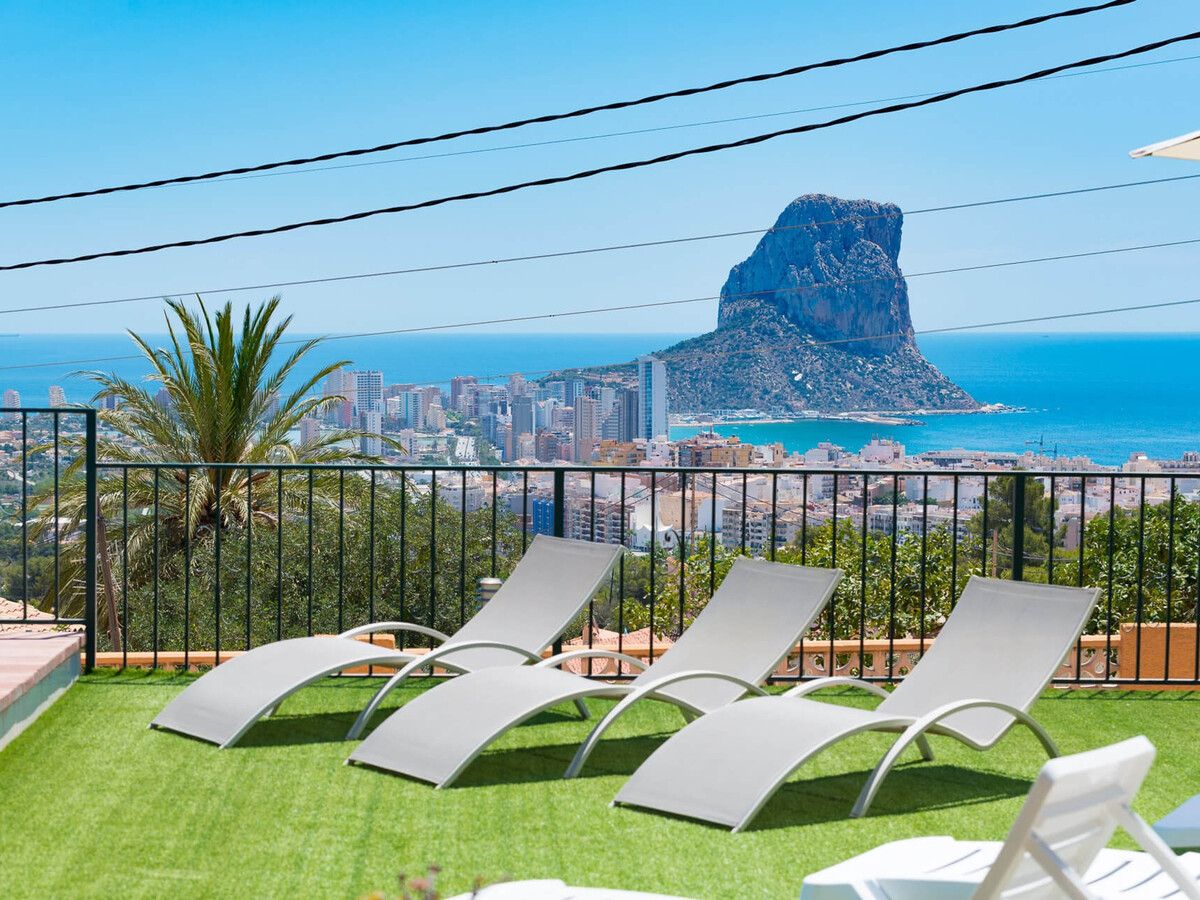Villa Andres à Calpe : piscine 8x4m et vue mer - Photo 3