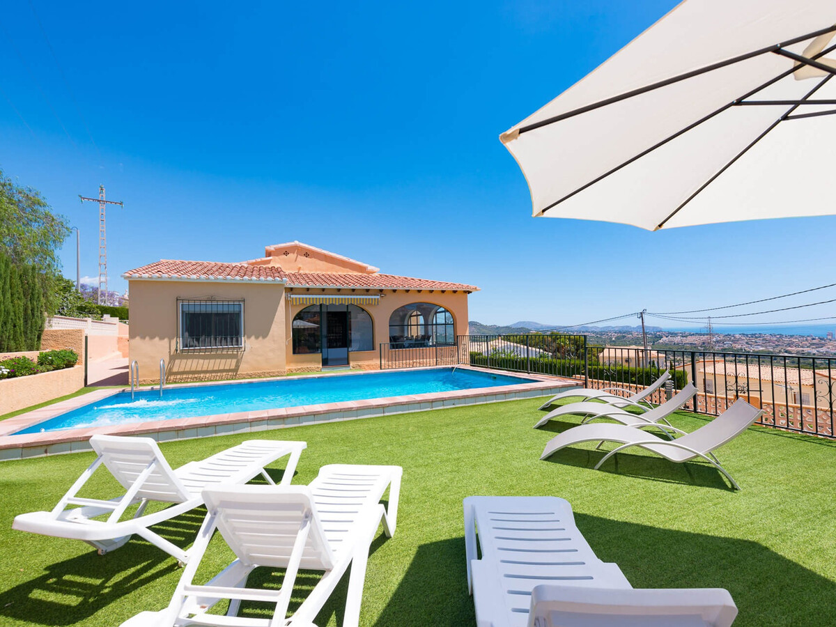 Villa Andres à Calpe : piscine 8x4m et vue mer - Photo 8