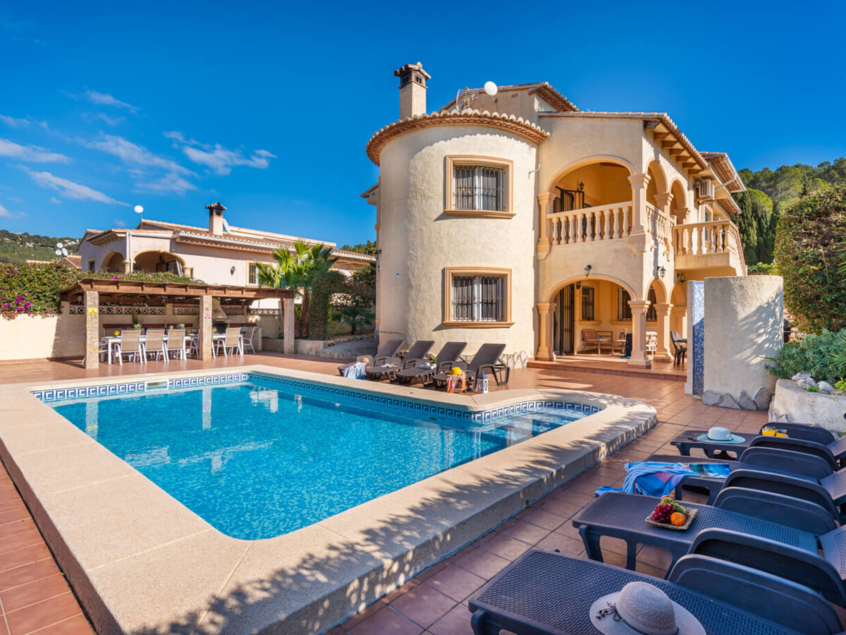 Villa 14 pers. Calpe : piscine 8x4, 6 ch, terrasse barbecue - Photo 1
