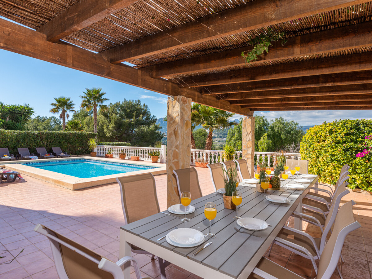 Villa 14 pers. Calpe : piscine 8x4, 6 ch, terrasse barbecue - Photo 6