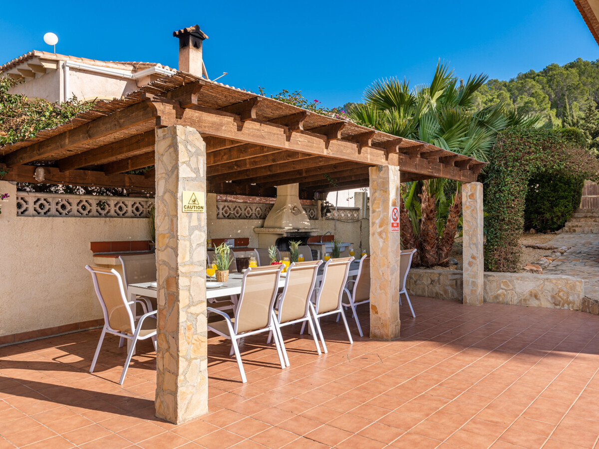 Villa 14 pers. Calpe : piscine 8x4, 6 ch, terrasse barbecue - Photo 8