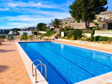 Bungalow avec piscine partagée et vue mer à Benitachell, 4 pers. : photo 17
