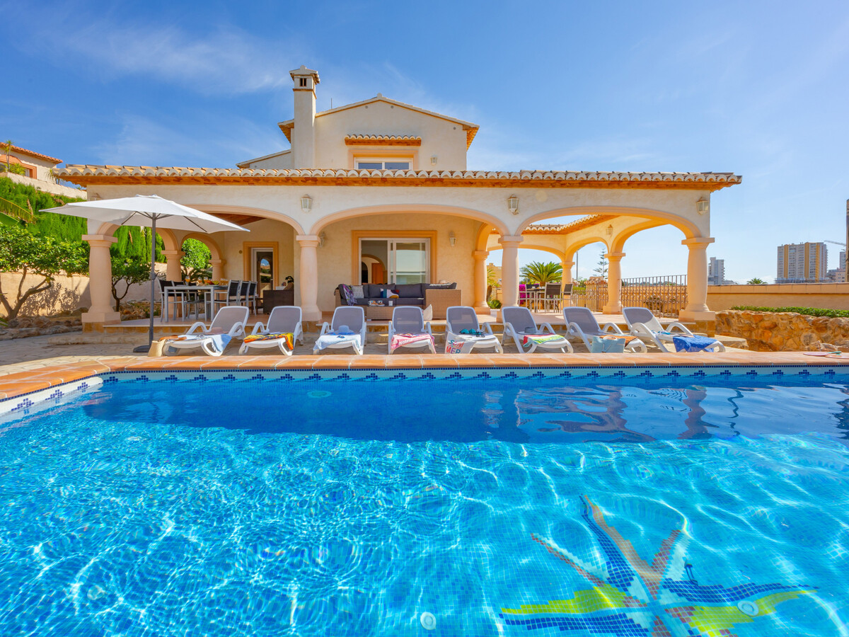 Villa 10 pers, 4 chambres, piscine privée à Calpe - Photo 2