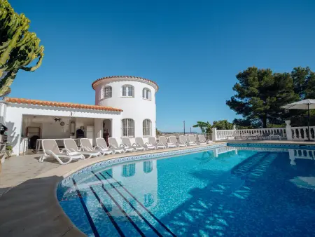 Location villa à Calp, Grande villa à Calpe pour 24 pers. avec piscine privée, proche mer et commerces