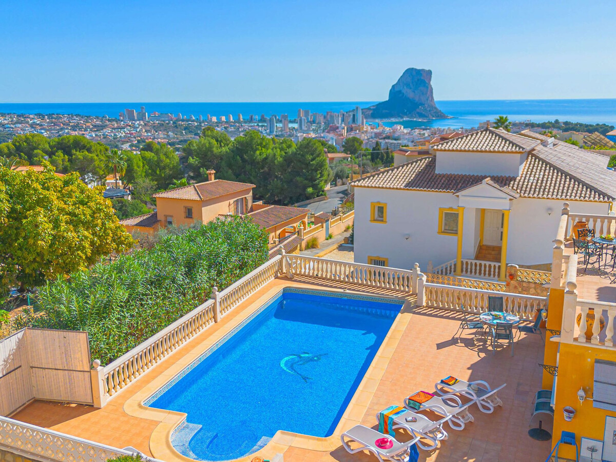 Villa Helios 8 pers., piscine 8x4m, vue côte à Calpe - Photo 1