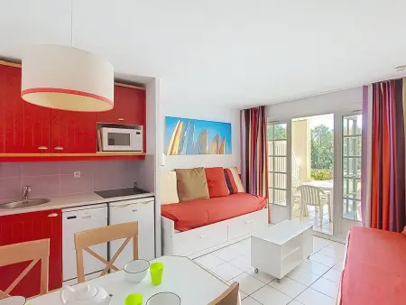 Location appartement à Moliets et Maa, T2 à Moliets - Terrasse - Animaux admis - Parking