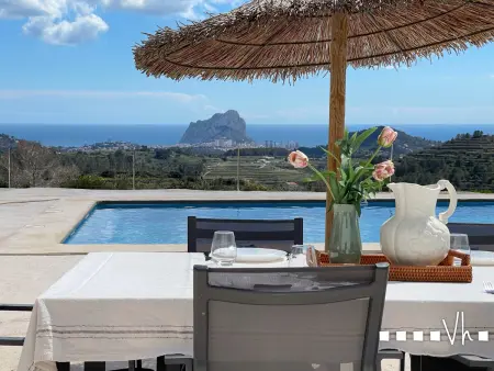 Location maison à Benissa, Maison de campagne à Benissa avec piscine privée