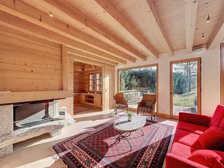 Location chalet à Combloux, Chalet spacieux 5 chambres proche ski bus, vue Mont-Blanc