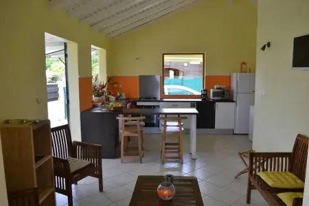 Maison confortable avec piscine à Goyave, Maison 4 personnes à Goyave - Photo 6