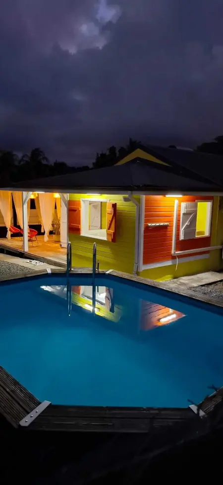 Maison confortable avec piscine à Goyave, Maison 4 personnes à Goyave - Photo 10