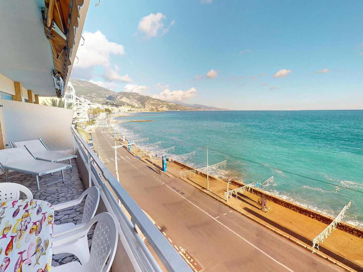 Appartement 2P climatisé face à la mer à Menton - Photo 1