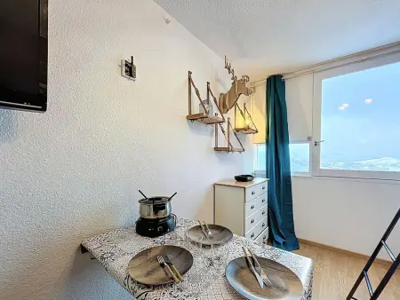 Studio 16 m² skis aux pieds, Le Corbier : photo 2