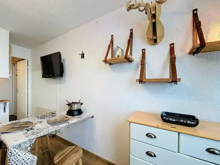 Studio 16 m² skis aux pieds, Le Corbier : photo 3