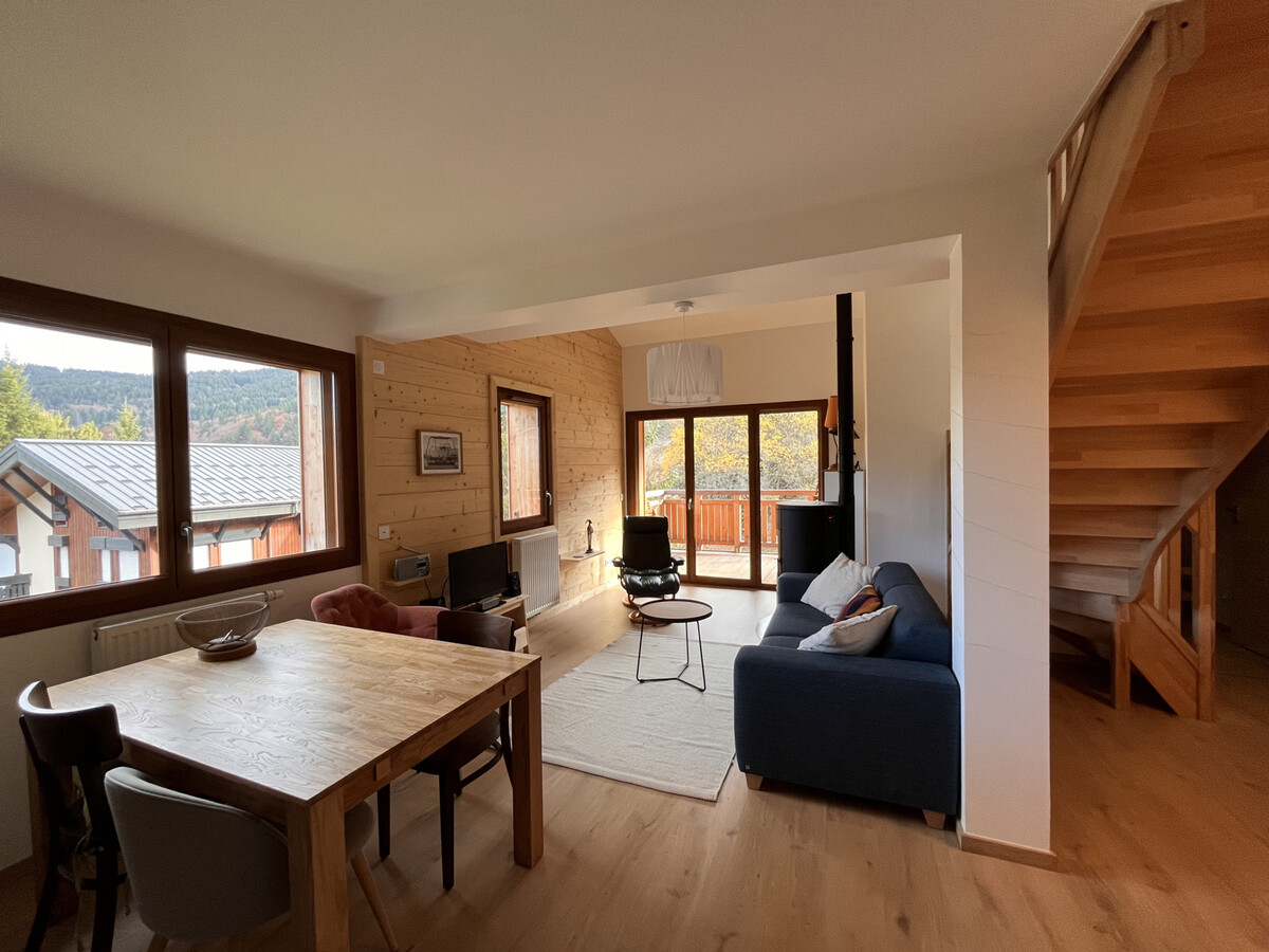 Duplex 78 m² neuf, poêle granules, 2 chambres aux Carroz - Photo 5
