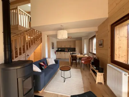 Location appartement à Arâches la Frasse, Duplex neuf 78m², 2 chambres, poêle, WIFI, parking, pour 5 pers. - Arâches-la-Frasse