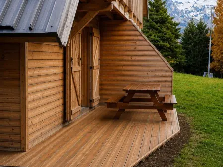 Chalet mitoyen 7 pers, terrasse montagne et local skis - Photo 6