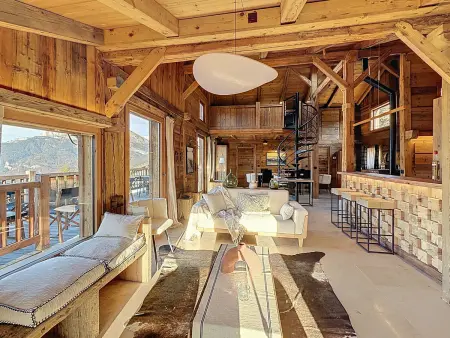Location chalet à Combloux, Chalet 5 chambres + dortoir proche pistes Combloux