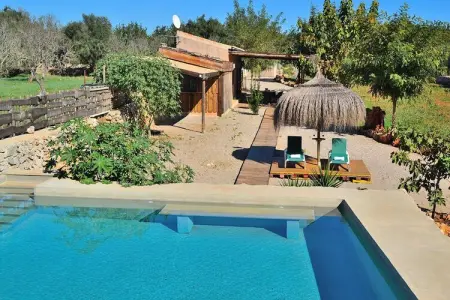 Location appartement à Muro, Islas Baleares, Maison à Muro avec piscine et vue panoramique