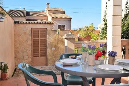 Location appartement à Muro, Islas Baleares, Maison à Maria de la Salut avec terrasse