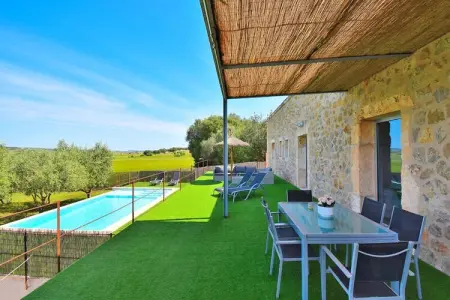 Location appartement à Muro, Islas Baleares, Maison à Maria de la Salut avec piscine