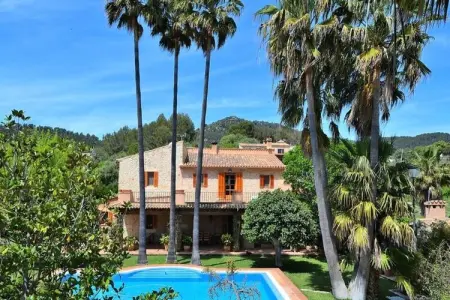 Location appartement à Muro, Islas Baleares, Villa à Binissalem avec piscine et vignoble