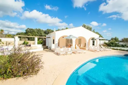 Location appartement à Ferreries, Villa à Minorque avec piscine privée et jardin