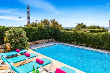 Location appartement à Ciutadella de Menorca, Appartement à Cap d'Artruix avec vue sur la mer
