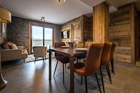 Location appartement à FONTCOUVERTE LA TOUSSUIRE, Appartement 6 personnes dans une rÃ©sidence neuve sur le front de neige