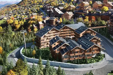 Location appartement à Les Allues, Appartement à Méribel avec jacuzzi extérieur